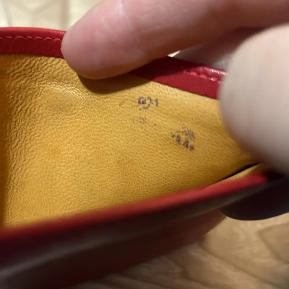 Gucci Vintage Horsebit Red Leather Wallet - Picture 9 of 13